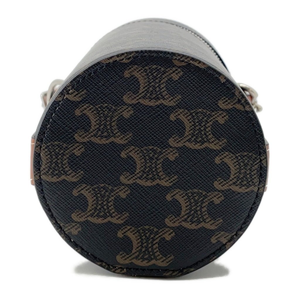 Celine Shoulder Bag Macadam Triomphe Leather Celi… - image 3